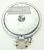 10.54116.004 160351 PIASTRA RADIANTE 145MM, 230V