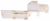 DA63-08034B Copertura cerniera sinistra RB5000J ABS HB VAN