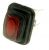 3658-295.22 Interruttore a pulsante serie 3658 nero/rosso