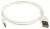Cavo Micro-USB reversibile bianco 1 m