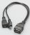Adattatore Micro USB B (spina + presa) a presa USB A OTG