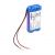 7,34V-2850MAH 2447-3030-05 Batteria agli ioni di litio 71x39x18 mm con cavi