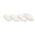 P1E-012 Kit cover ruota anteriore/posteriore bianco