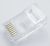 30105657 Spina RJ45 maschio trasparente RoHS