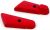 SPARE104 Coperture laterali forcella anteriore rosse