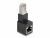 87862 Adattatore RJ45 spina - presa CAT.6A angolato 90° verso il basso