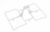 40016925 CORNICE IN PLASTICA PER FILTRO IN SPUGNA