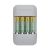 57683 101 121 Caricabatterie Eco Charger Pro Recycled 4x AA 2100 mAh confezione