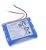 10,8V-2550MAH 2447-3031-50 Batteria agli ioni di litio 74x55x19 mm con cavi