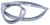 710996800 GUARNIZIONE MAGNETICA GRIGIO ACCIAIO